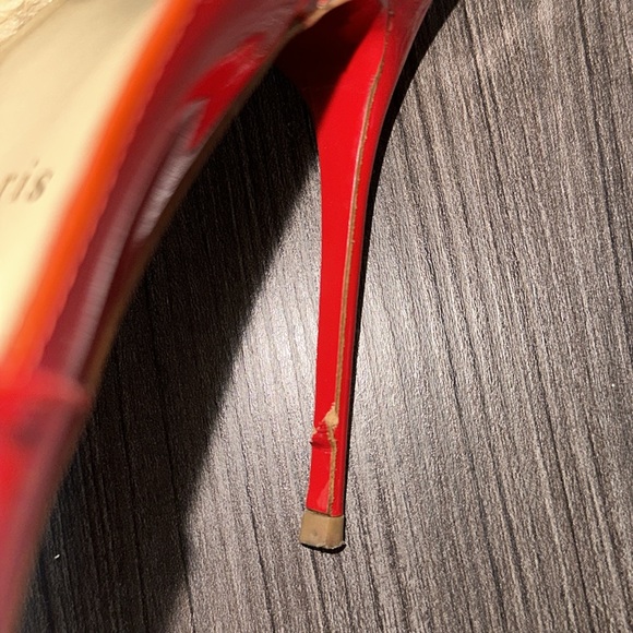 CHRISTIAN LOUBOUTIN red Corsetica Pumps size 40 - Picture 7 of 8
